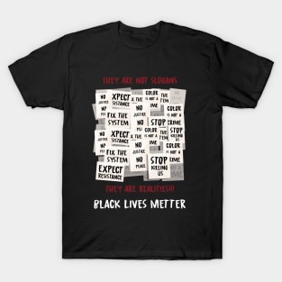 black live metter protest T-Shirt